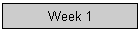 Week 1